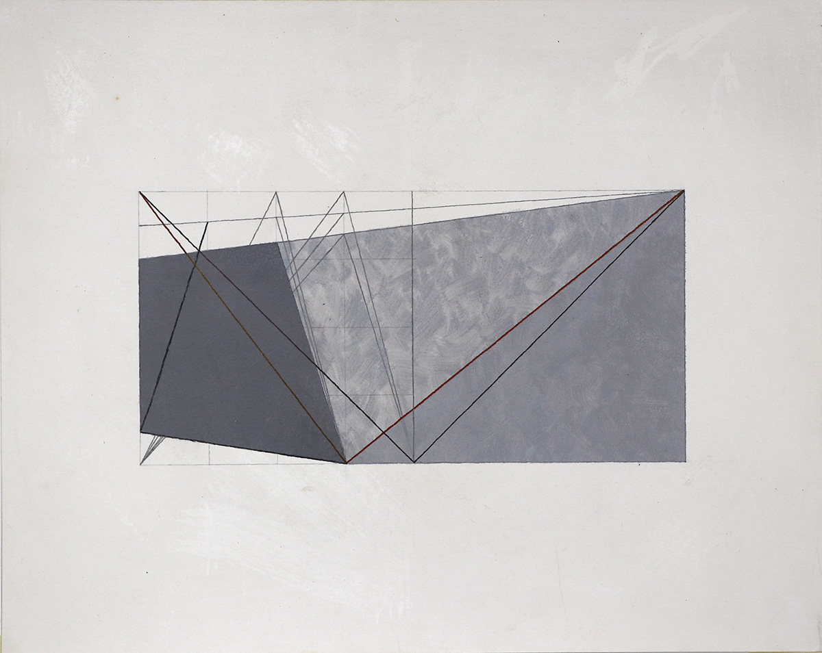 SYMMETRIE-ASYMMETRIE, 200447,1 x 59,2 cm in 49,2 x 61,3 cmAcrylic, graphite, felt pen on drawing board; wooden framework, museum glass SYMMETRIE-ASYMMETRIE, 200447,1 x 59,2 cm in 49,2 x 61,3 cmAcrylic, graphite, felt pen on drawing board; wooden framework, museum glass