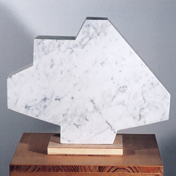 Hommage an Alberto Giacometti, 199935 x 7 x 27 cmCarrara marble