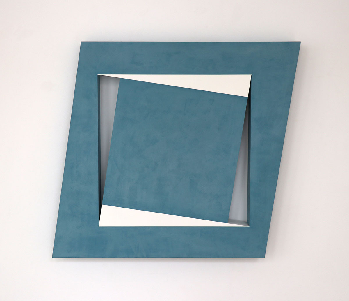 Around a Square II, 199670 x 72,5 x 7,5 cmAcrylic with marble powder on plywood Around a Square II, 199670 x 72,5 x 7,5 cmAcrylic with marble powder on plywood