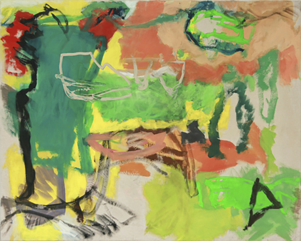 L23 (Sommerlandschaft), 201796 x 120 cmAcryl auf Molino