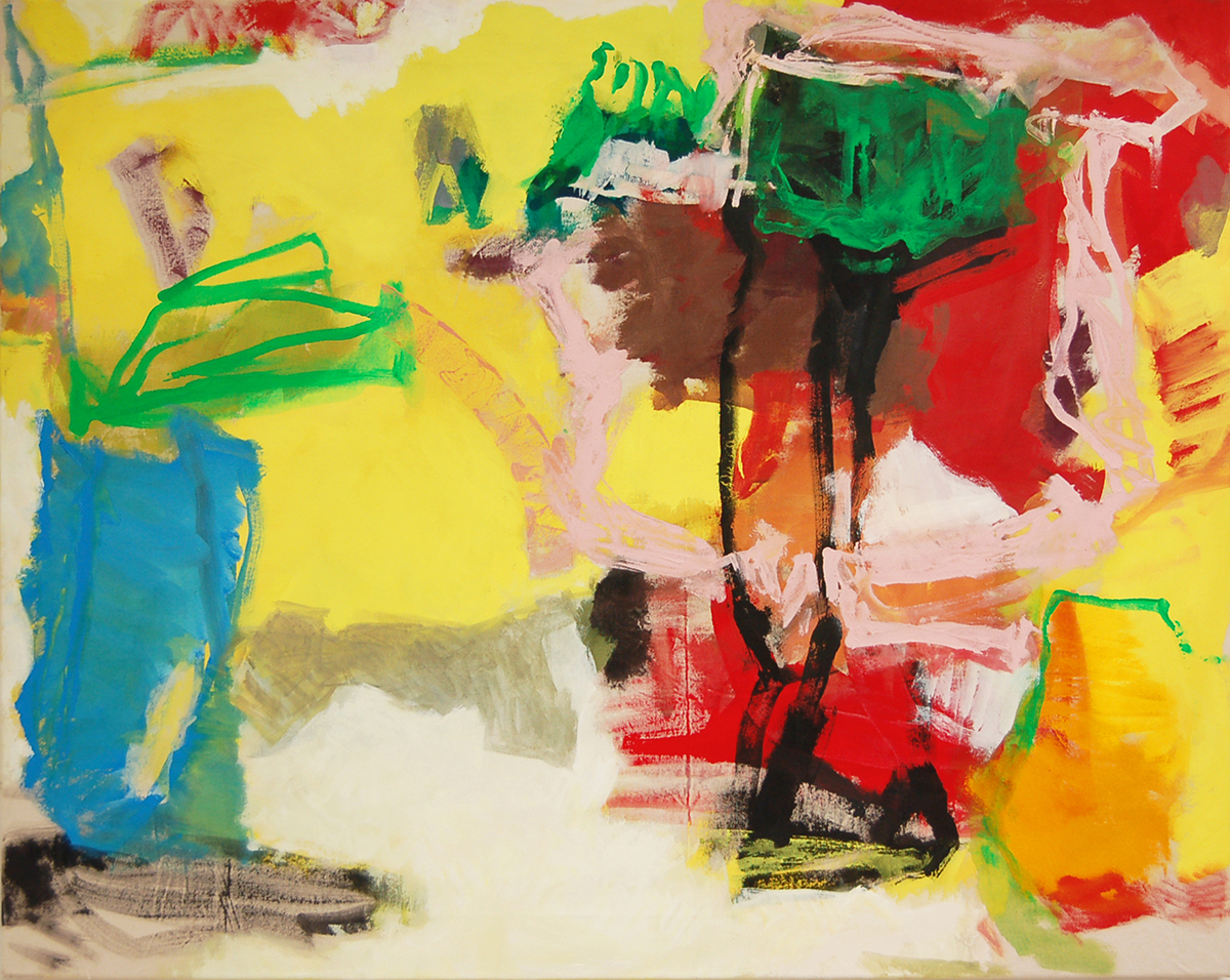 L21 (Sommerlandschaft), 201796 x 120 cmAcryl auf Molino
