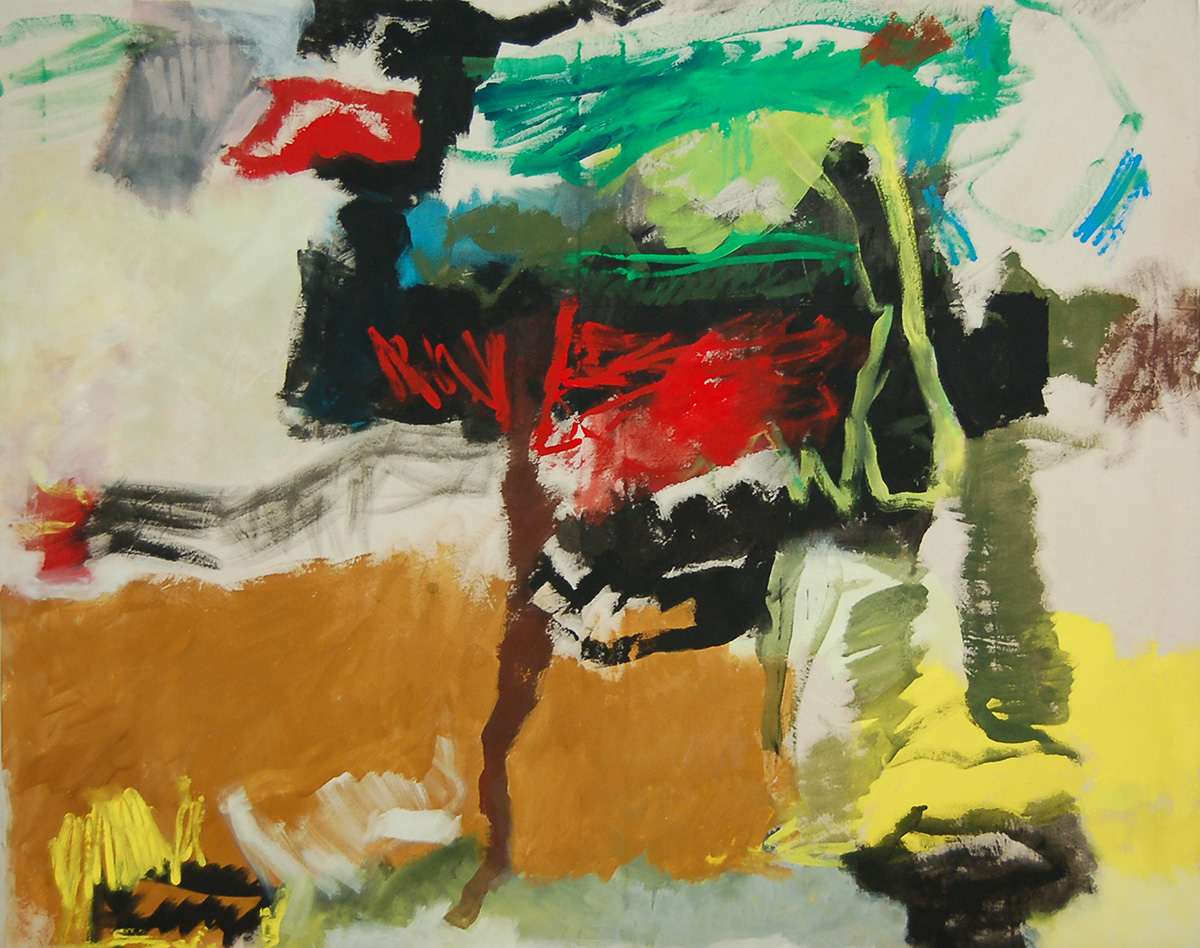 L18 (Sommerlandschaft), 2017130 x 160 cmAcryl auf Molino