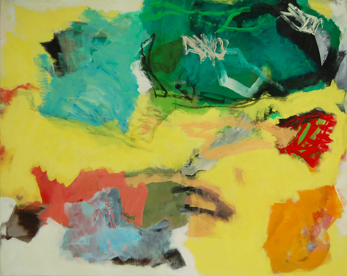 L17 (Sommerlandschaft), 201796 x 120 cmAcryl auf Molino