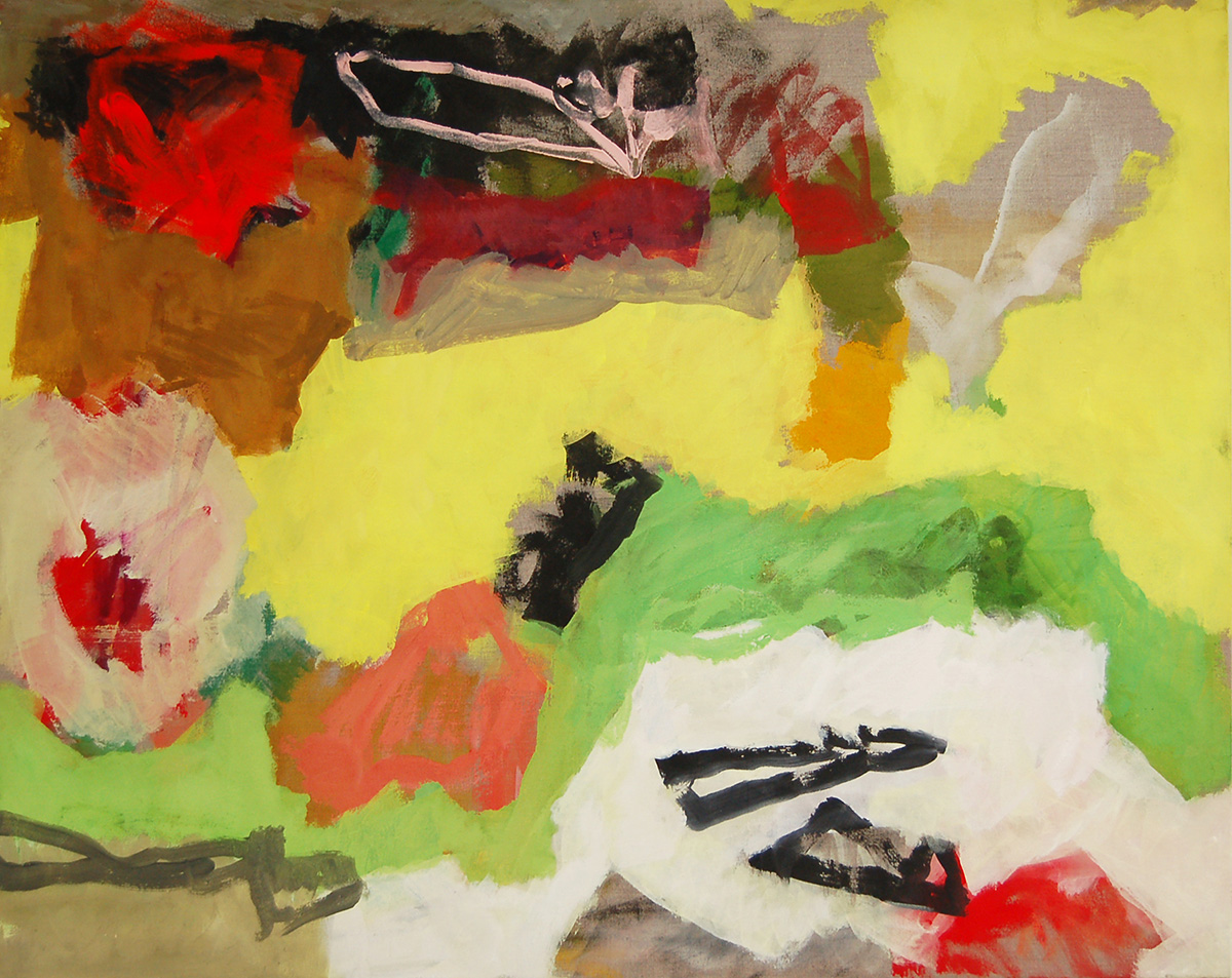 L14 (Sommerlandschaft), 201796 x 120 cmAcryl auf Molino