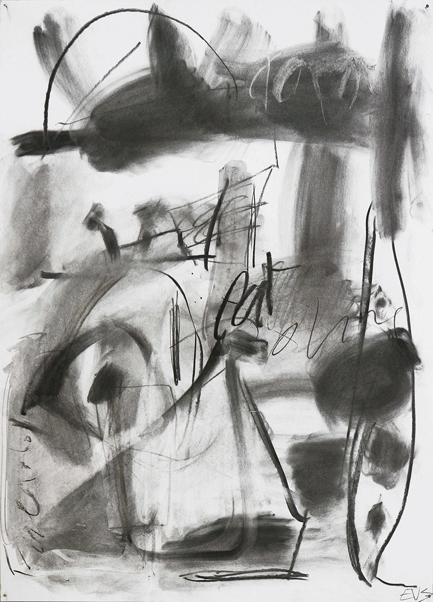 Eat beans, 201370 x 50 cm in 86,8 x 66,8 cmMixed media on paper, framed