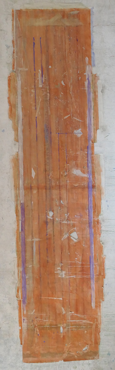 Ohne Titel, 2020500 x 130 cmLeimfarbe auf Papier