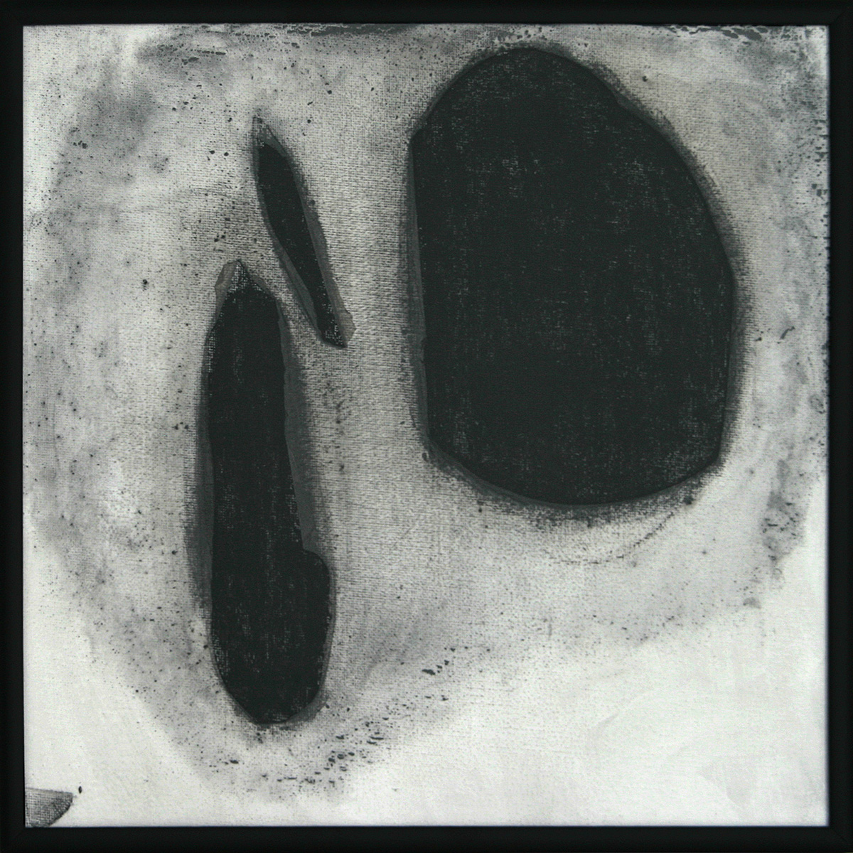 Frottements noirs / Gromperen 6, 201730 x 30 cmLeinwand auf Karton, einfoliert, Kohle; Alu-Wechselrahmen