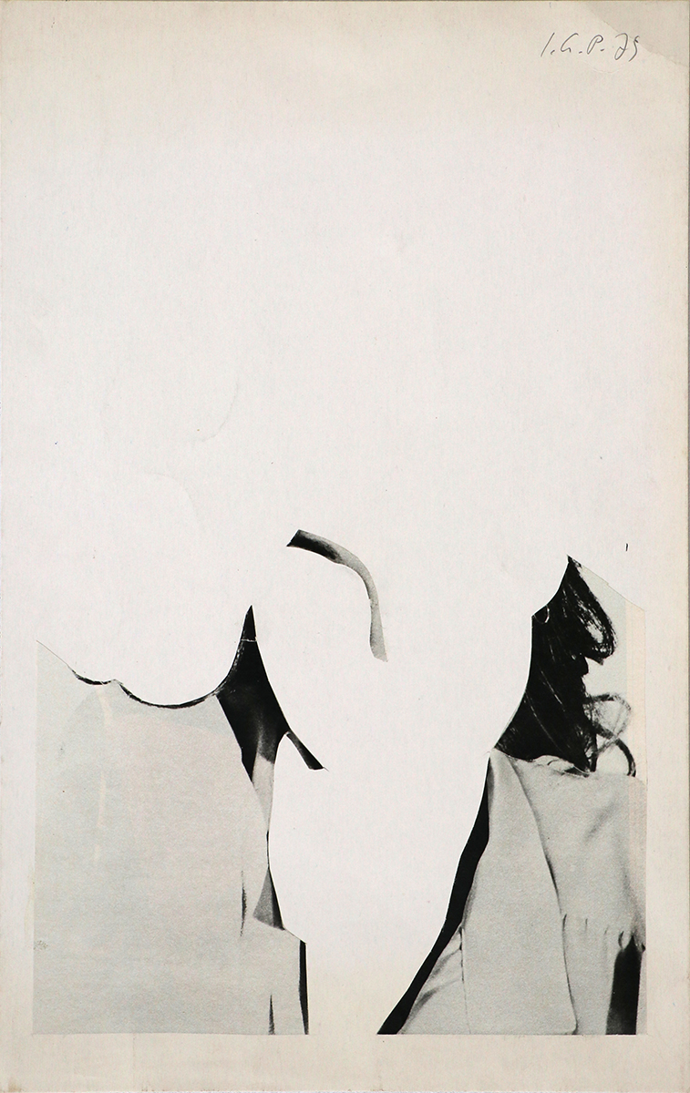 Leerfund, 197838 x 24 cm Collage