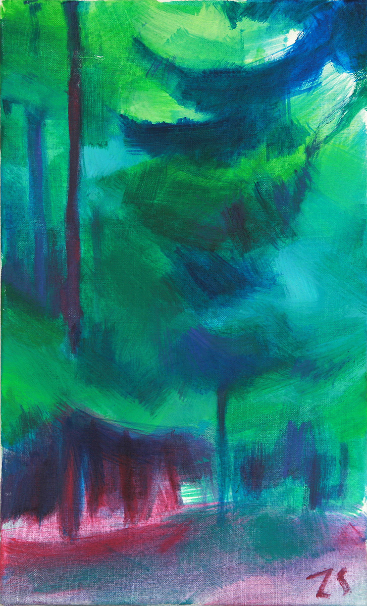 MischWald, 201750 x 30 cmAcrylic on canvas