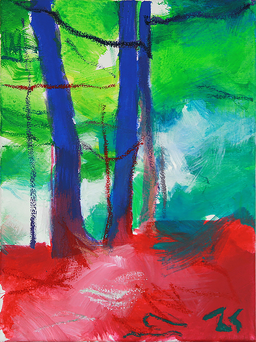 RothWald, 201740 x 30 cmAcrylic on canvas