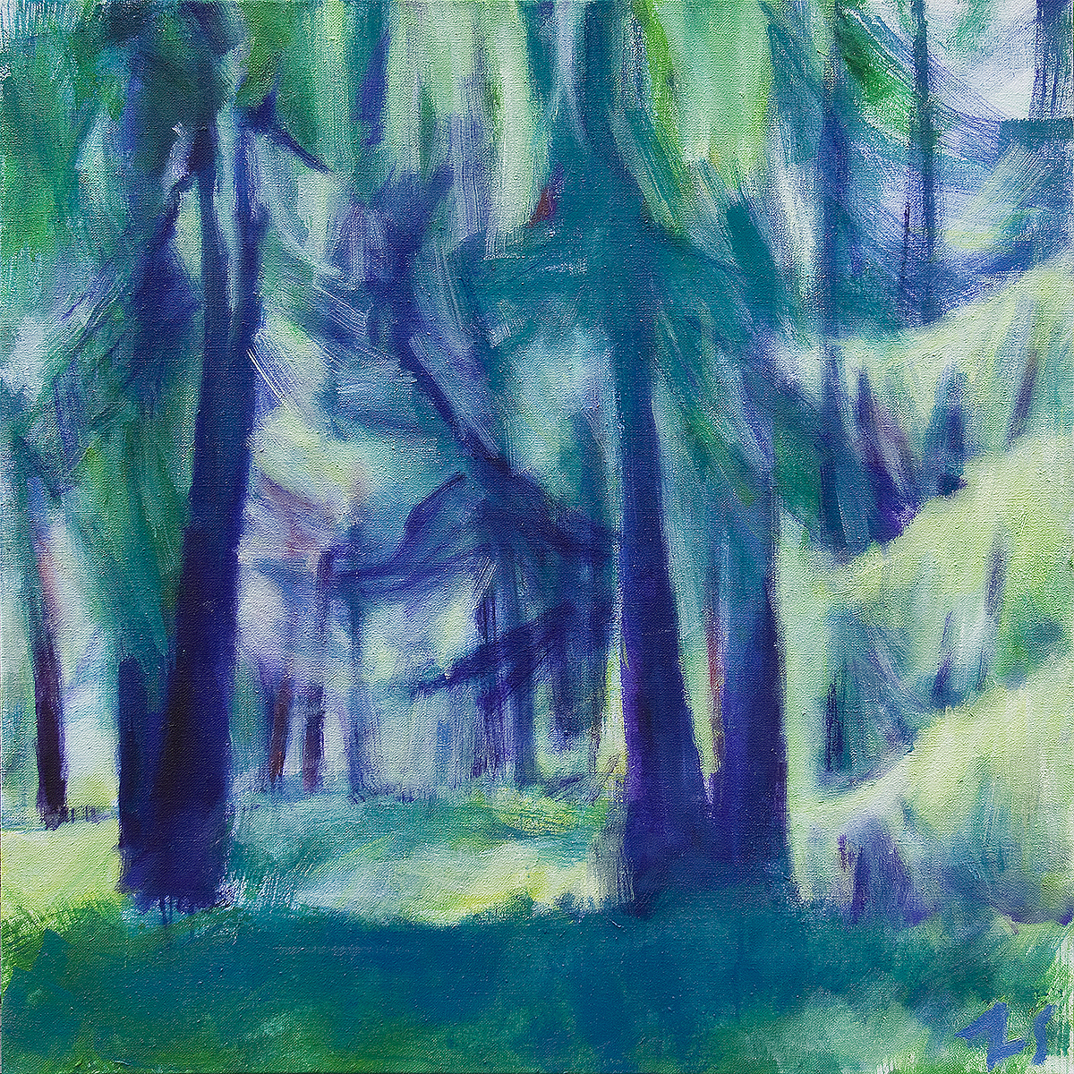 LärchenWald Seefeld, 2014120 x 120 cmAcrylic on canvas