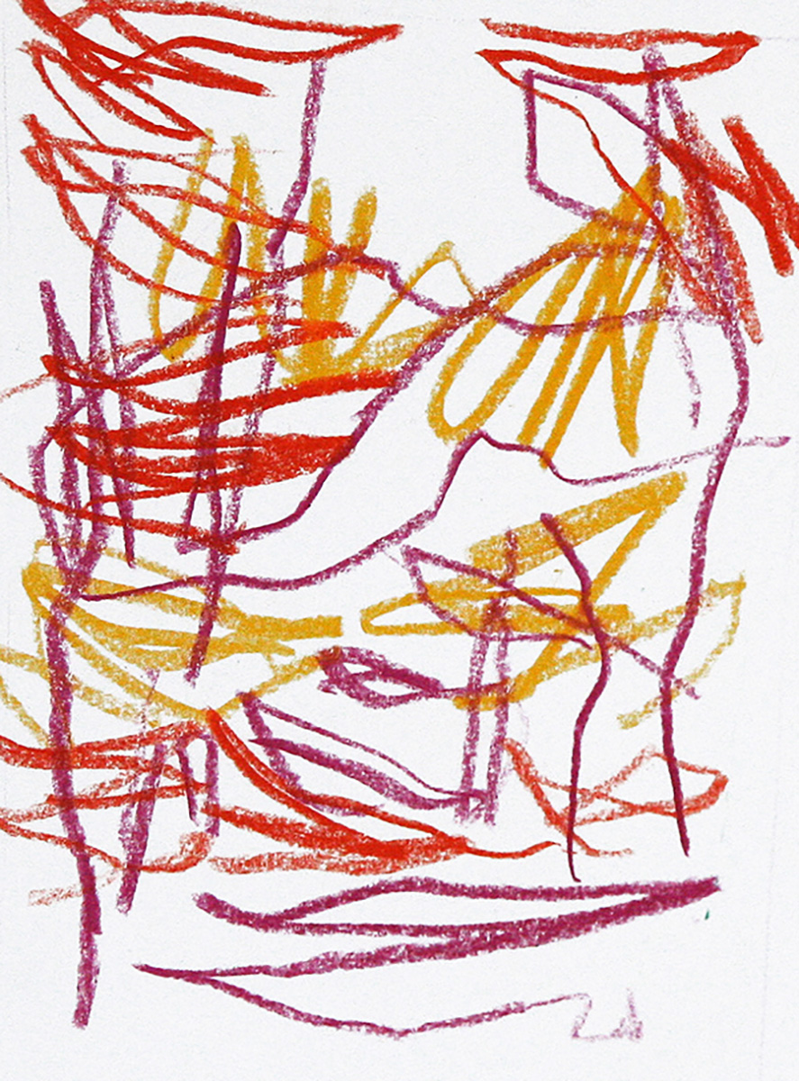 HerbstWanderWeg 1, 201817,5 x 13 cmCrayon on paper