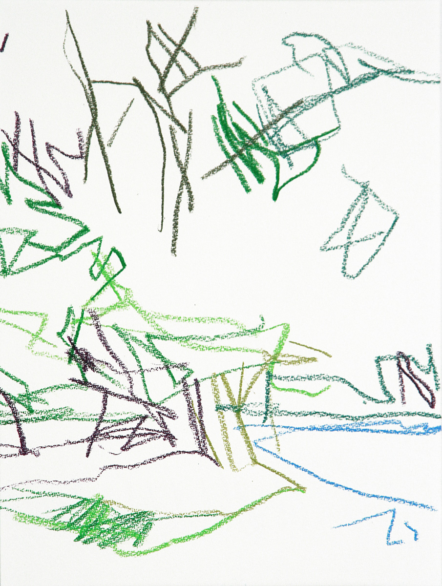 WienerWaldKlause MaurerBerg 3, 201731,5 x 23,5 cmCrayon on paper