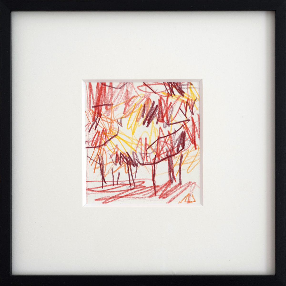 HerbstFarben, 2025framed in 20 x 20 cmcoloured pencil on paper