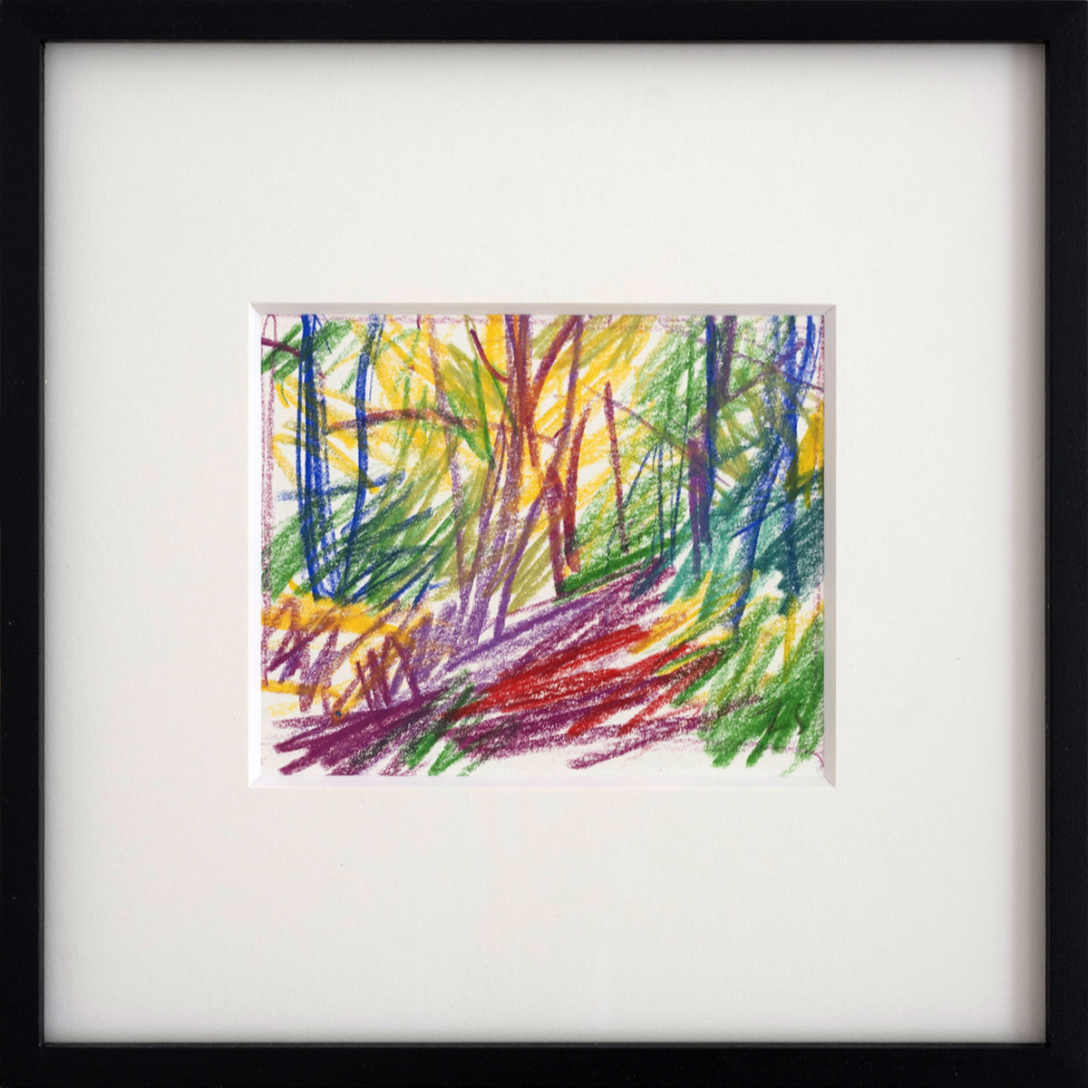 SpätSommer, 2025framed in 20 x 20 cmcoloured pencil on paper