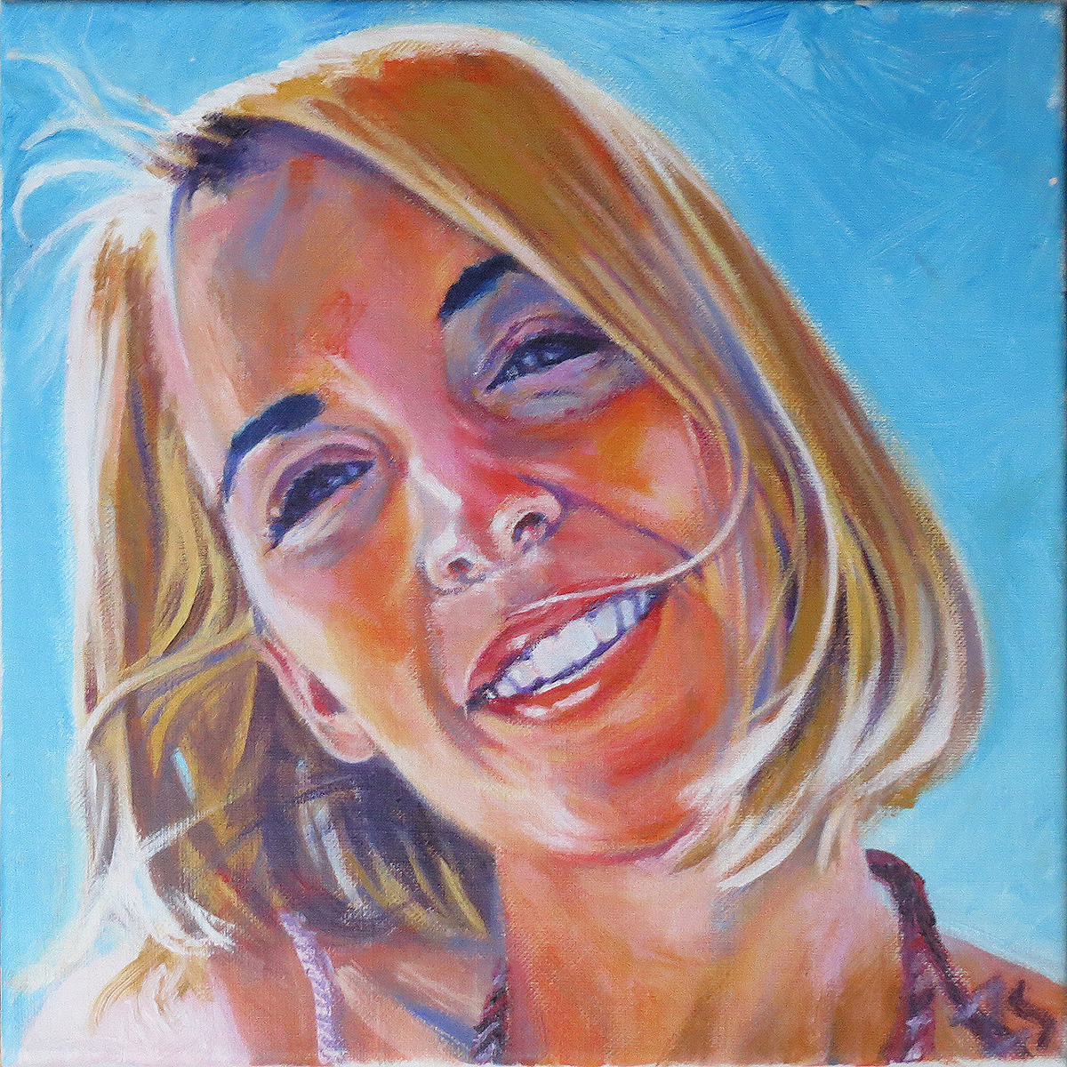 Kathi, 201930 x 30 cmAcrylic on canvas