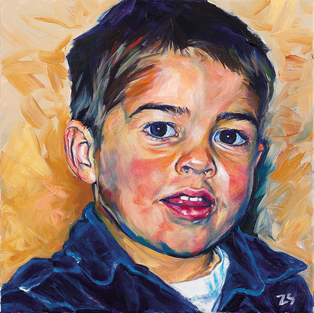 Pauli, 200750 x 50 cmAcrylic on canvas