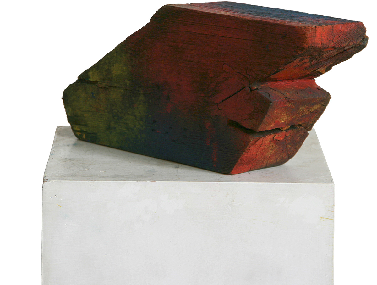 Konkret Zufällig, 200914 x 31 x 7,7 cmHolz, lackiert