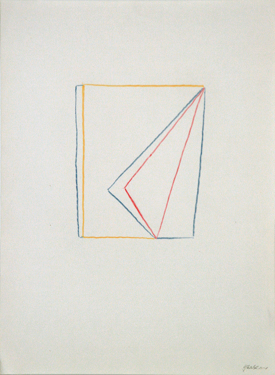 Projekt Eselsohr, 200145,5 x 33,5 cmColoured pencil on paper;