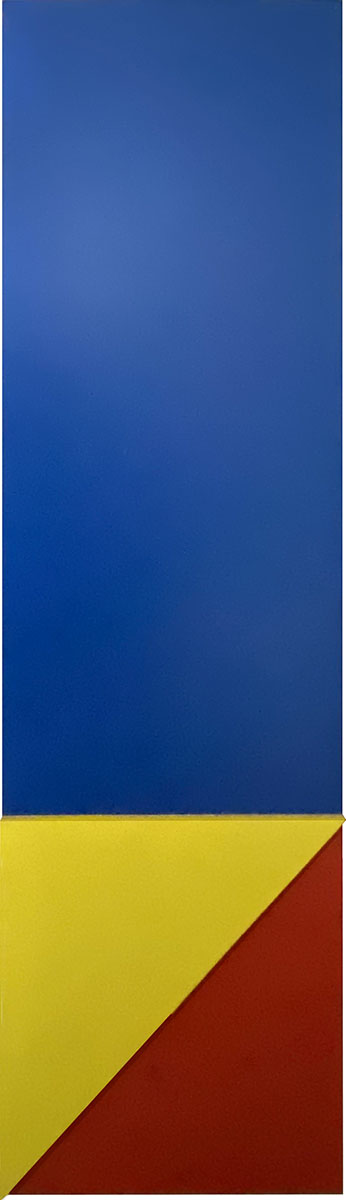 Projekt Eselsohr / Eckfaltung, 1994/95186 x 50,5 cmacrylic on plywood