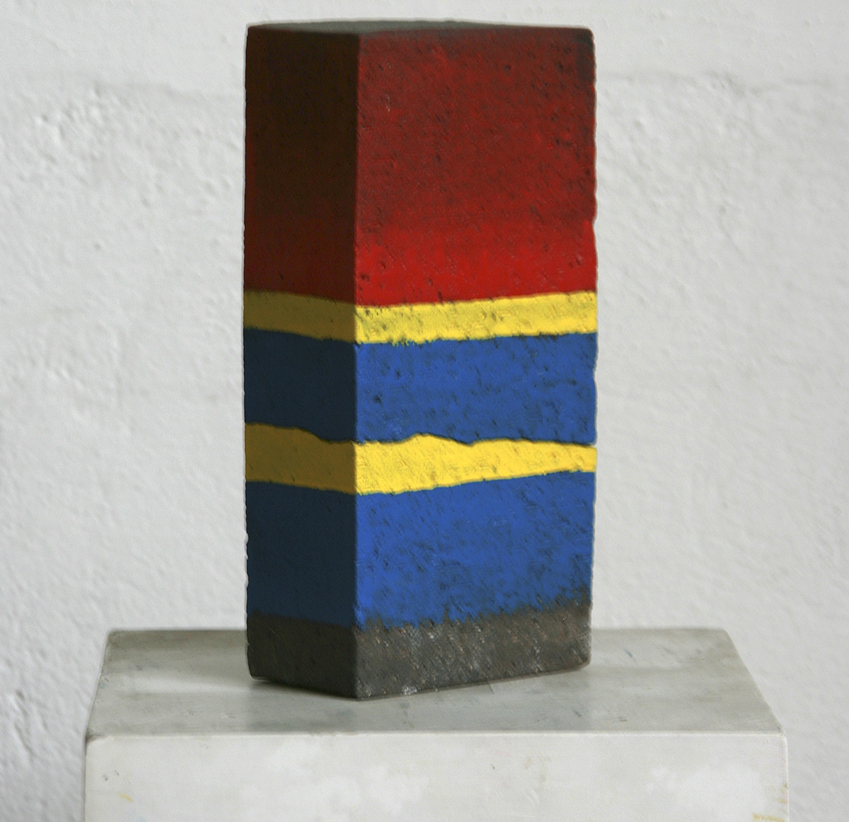 Ziegel, undated (1999)12,2 x 24,6 x 6,5 cmPainted brick, signed