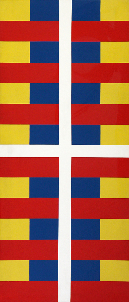 Fenster, 1971144 x 61,5 cmSynthetic enamel on wood