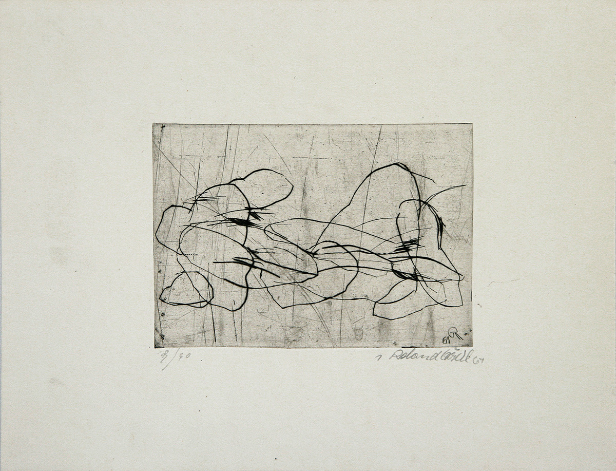 Figurale Struktur, 196110 x 14,3 cm to 32 x 42,5 cmEtching on paper, signedEdition: 30