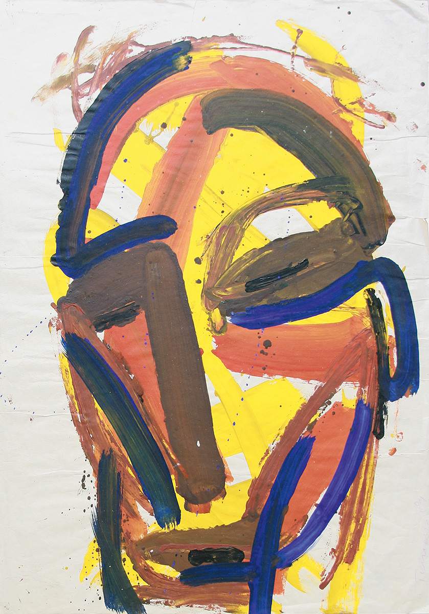 Ohne Titel, 198489,5 x 62,5 cmMixed media on paper