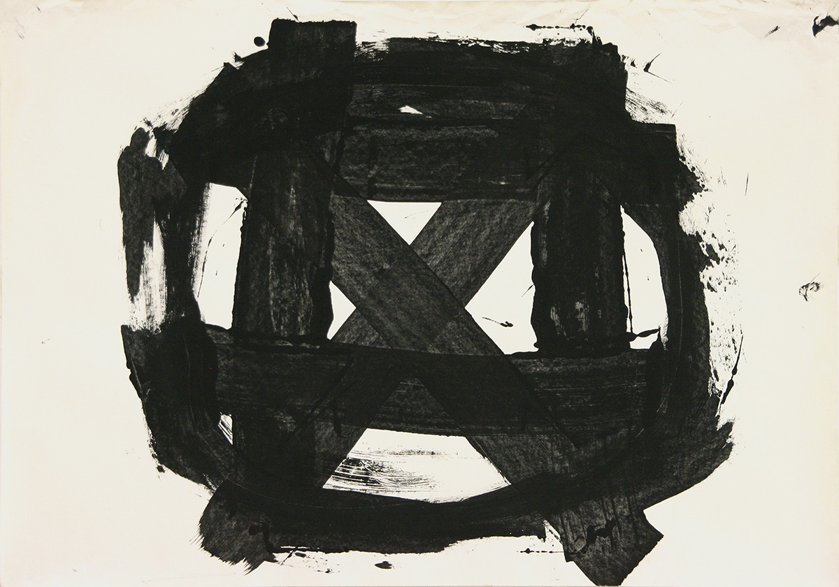 Ohne Titel, undated70 x 100 cmDispersion on paper