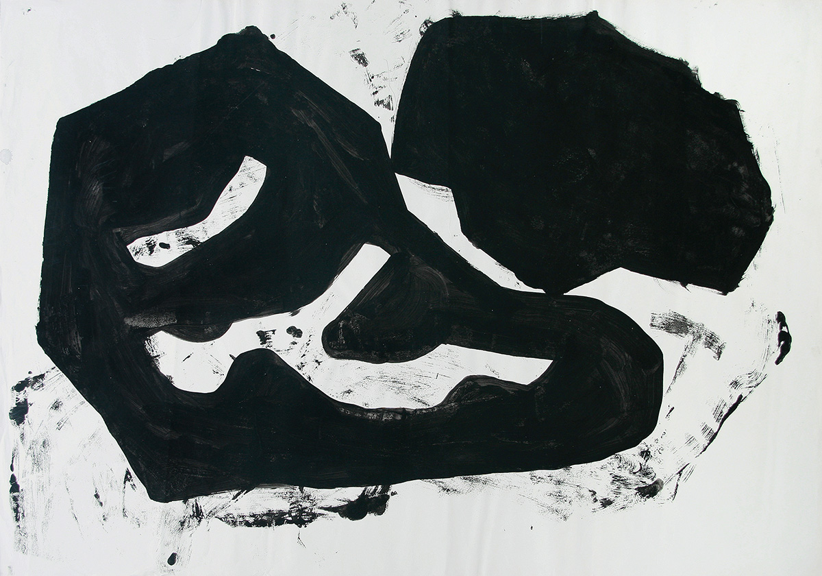 Ohne Titel, undated70 x 100 cmDispersion on paper