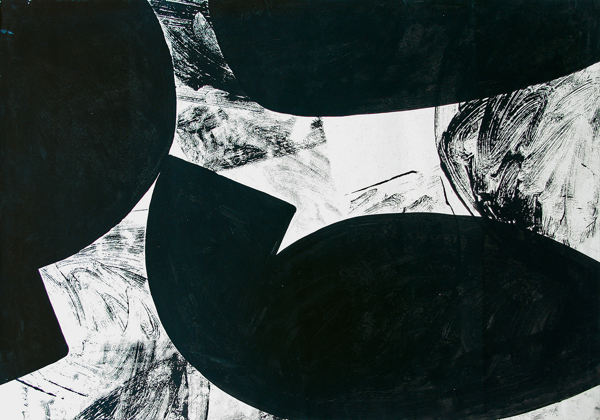 Ohne Titel, undated70 x 100 cmDispersion on paper