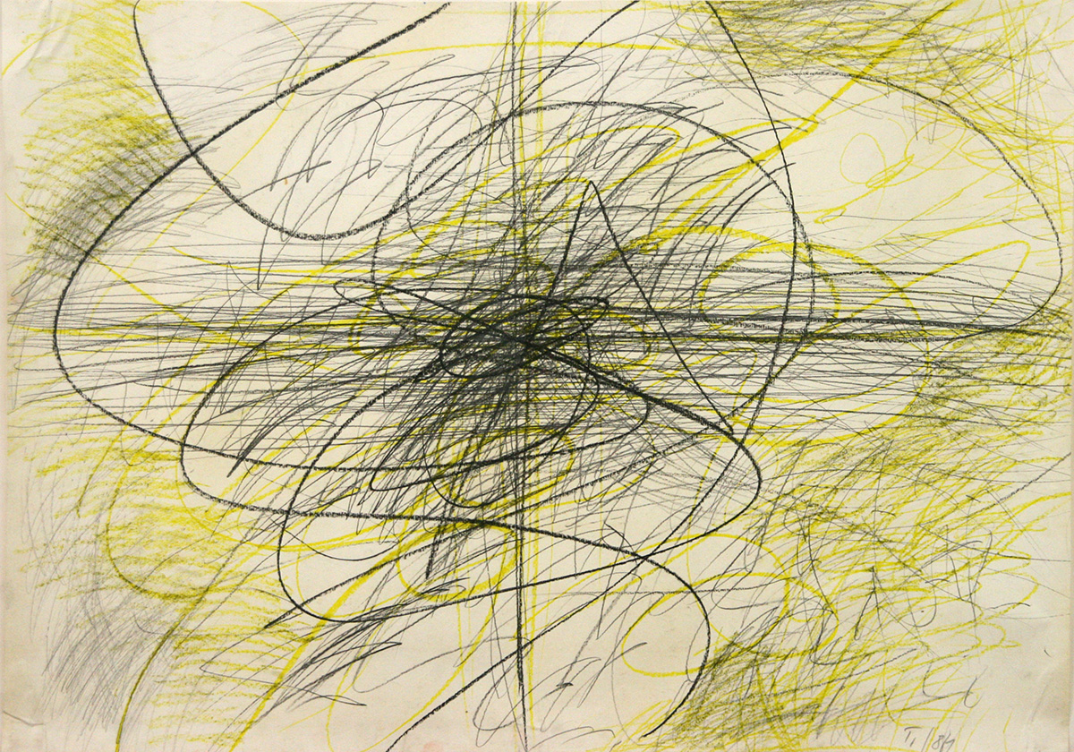 Ohne Titel, 198170 x 100 cmMischtechnik auf Papier