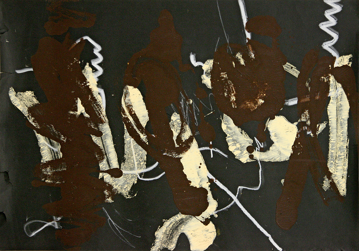 Ohne Titel, undatiert (1978/79)70 x 100 cmMischtechnik auf Papier