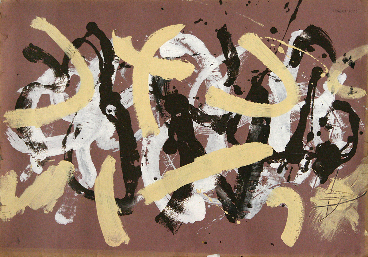 Ohne Titel, undatiert (1978/79)70 x 100 cmMischtechnik auf Papier