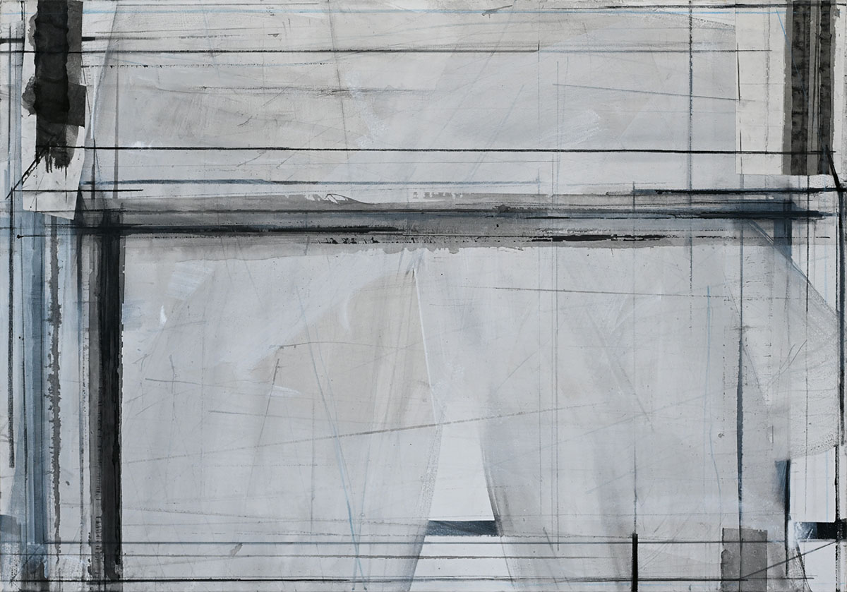 Löschung_Q, 202570 x 100 cmMischtechnik auf Leinwand