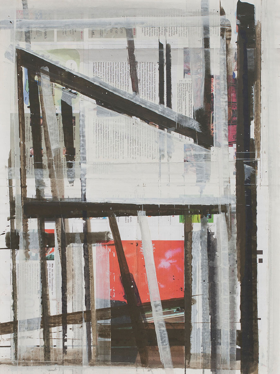 print#01, 201560 x 45 cm Acrylic on paper; framed