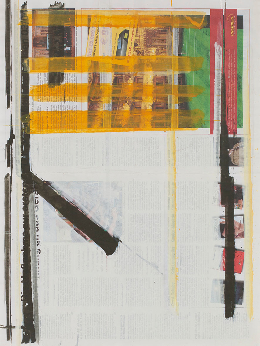 print#02, 201560 x 45 cm Acrylic on paper; framed