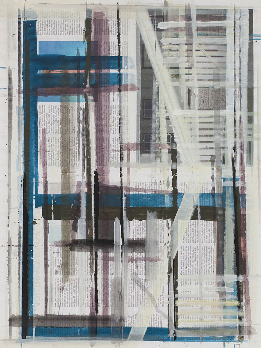 print#07, 201560 x 45 cm Acrylic on paper; framed