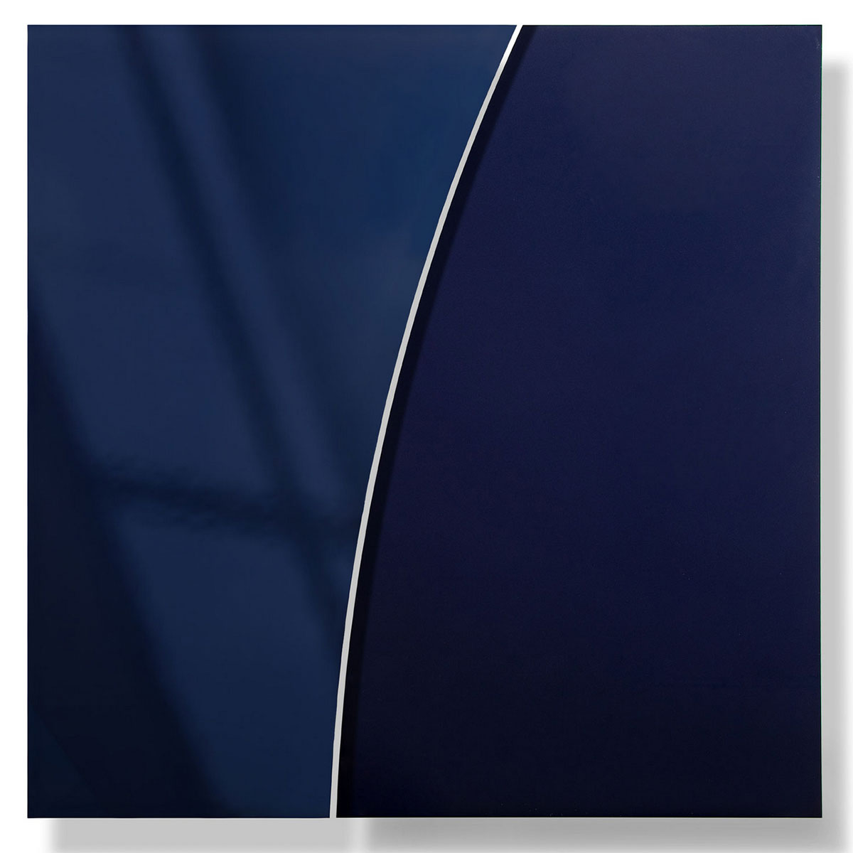 blaue objekte B3, 201889 x 89 x 4 cmAcryllack auf Alu-Dibond