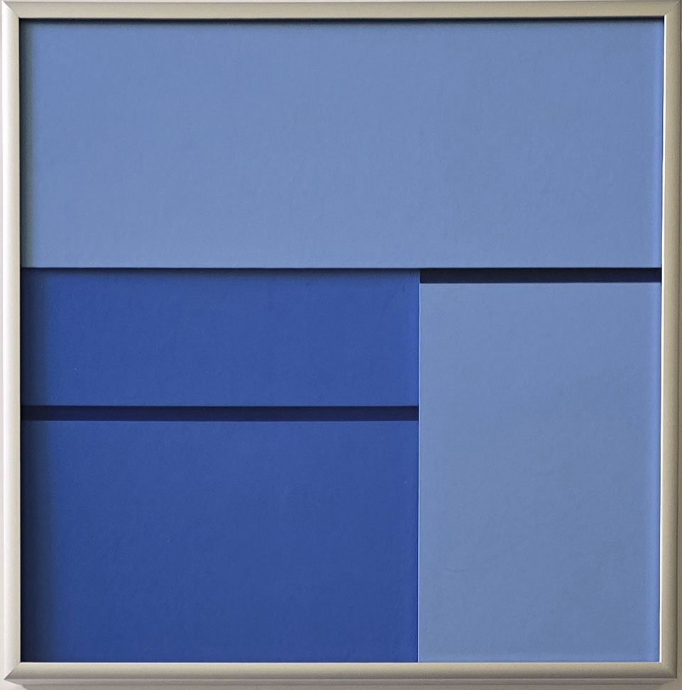 verdichtete Transparenz 54, 202630 x 30 x 4 cmantique glass; framed