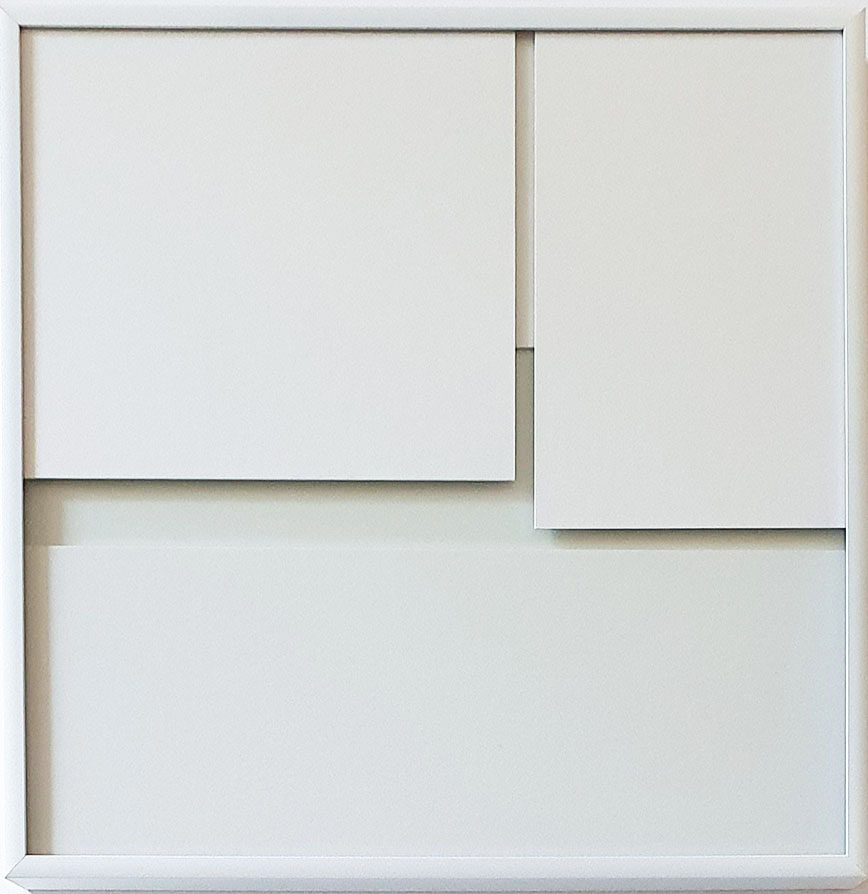 verdichtete Transparenz 41, 202330 x 30 x 4 cmcardboard and glass; framedEdition: 3
