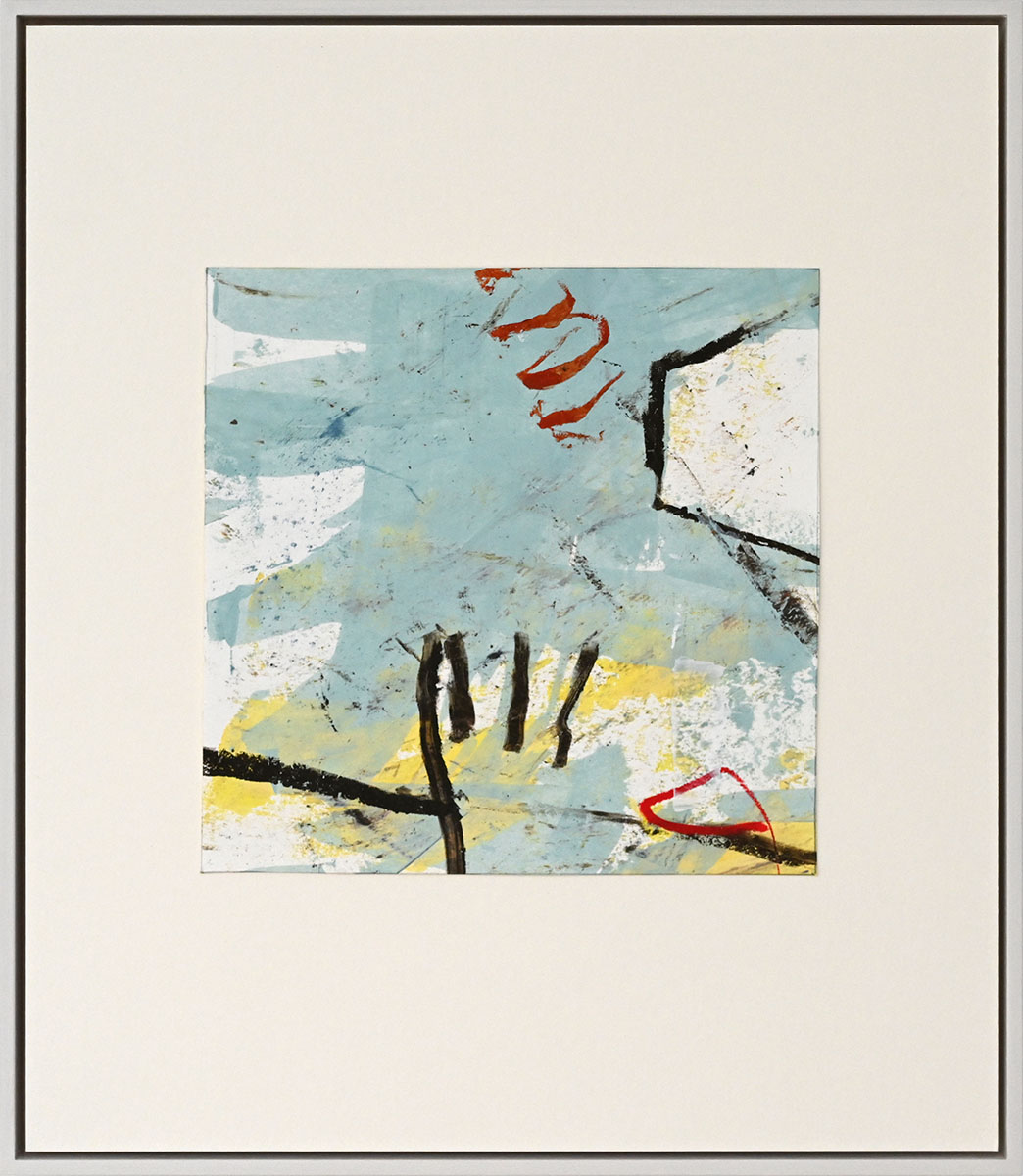 Augenblick, 202219 x 19 cm gerahmt auf 36,5 x 31,5 cmMischtechnik auf Papier