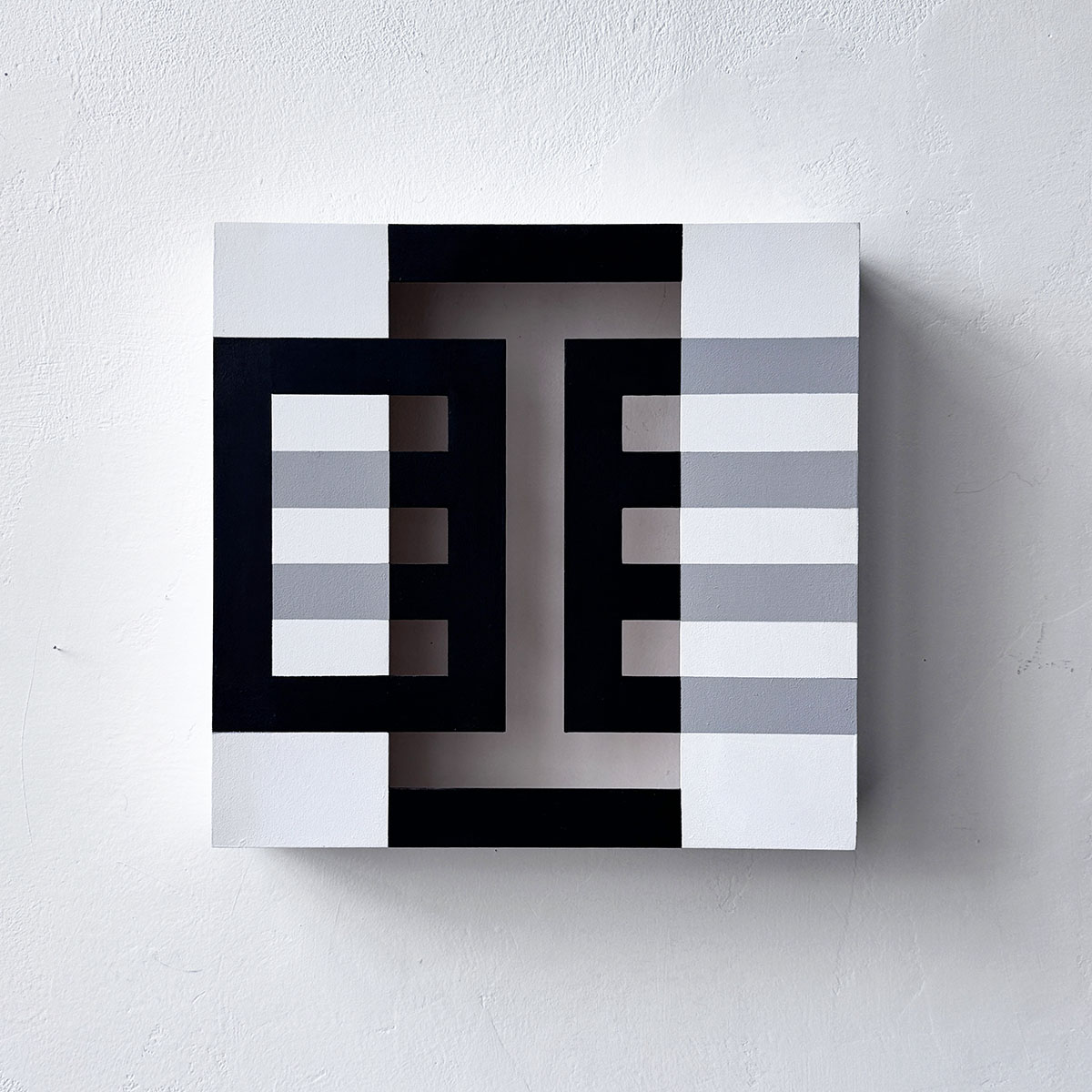 UTW8 (clip), 200830 x 30 x 6 cmacrylic on zinc and wood