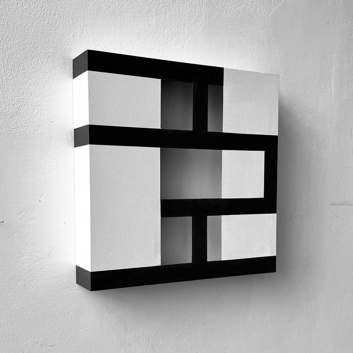 UTW2 (grey lines), 200830 x 30 x 6 cmacrylic on zinc and wood