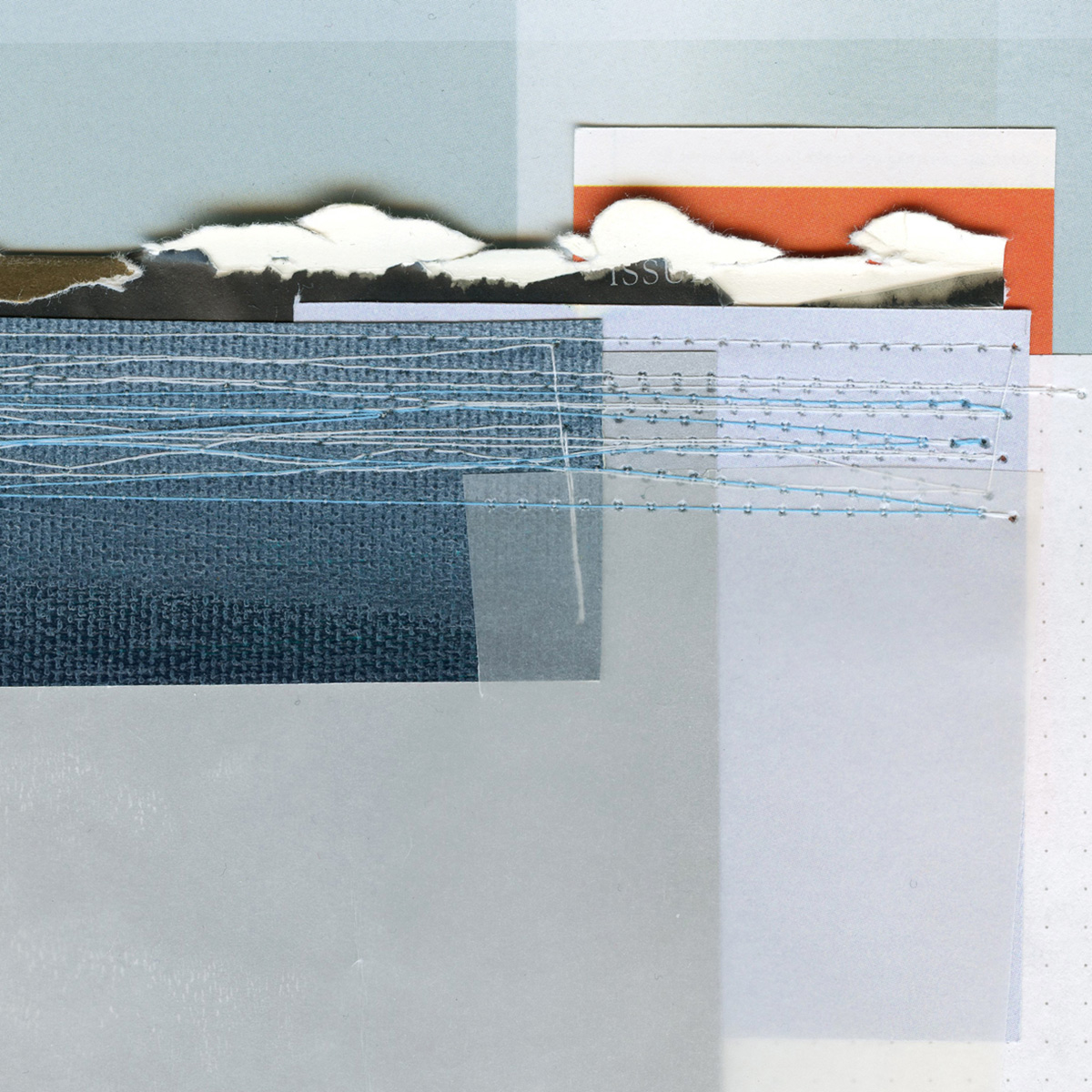 landscape 16, 202011 x 11 cm in 30 x 30 cmPapiercollage; gerahmt