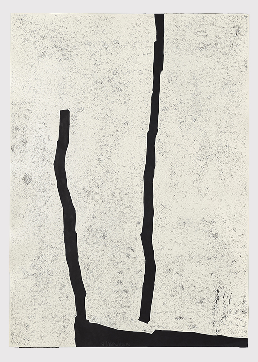 Lombardo, 199686 x 61 cm in 98 x 73 cmWoodcut on paper; framed in museum glassEdition: 11