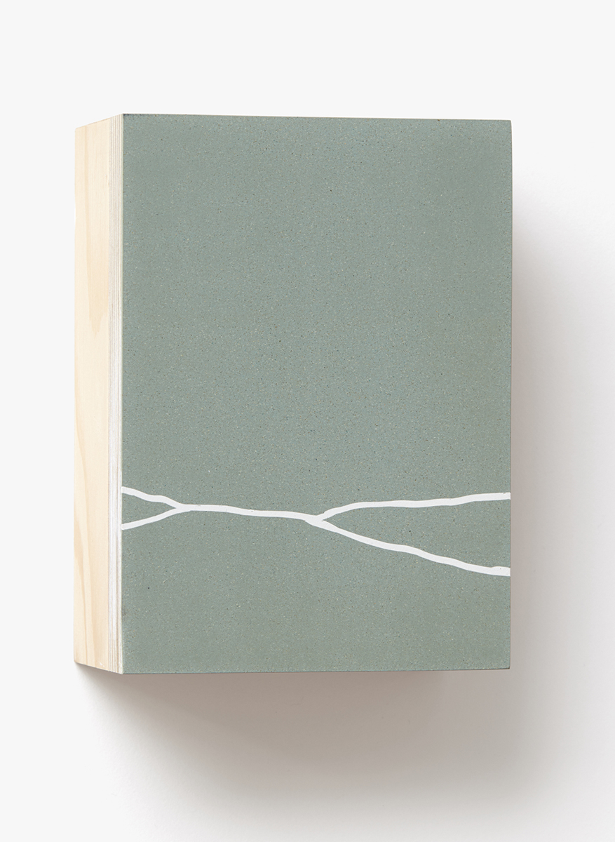 Kleine Hölzer, 2003/200918 x 13 x 7,5 cm Mixed media on linoleum and wood; signed on the reverse