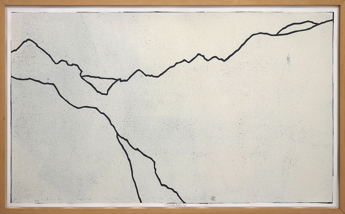 Oberstdorf 4, 200453 x 94 framed in 57 x 98 cmLinocut on paper; Ed 7