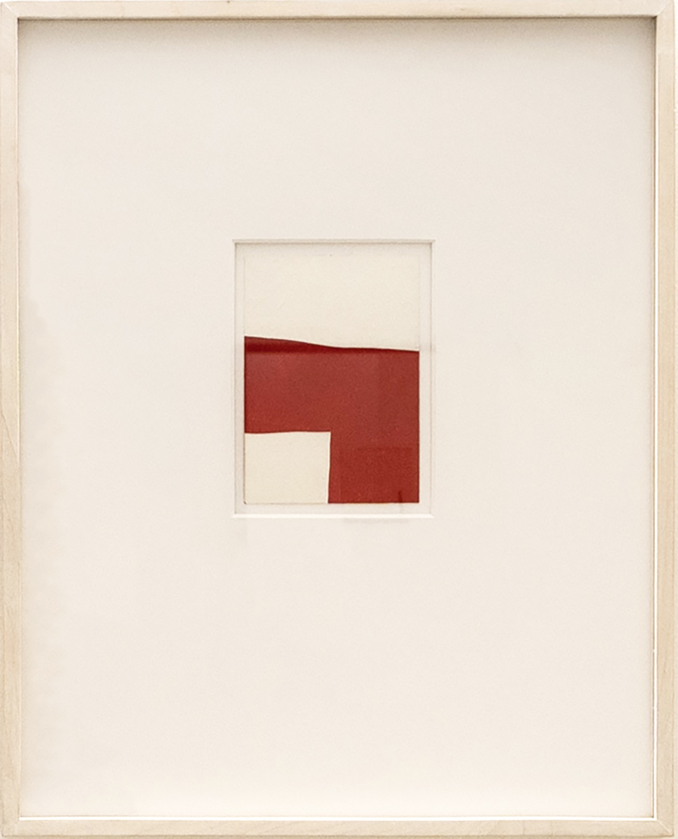 Serie Stolp, 2002/200514,8 x 10,5 cm in 51 x 41 cmAcrylic, varnish on postcard; framed, signed on the reverse