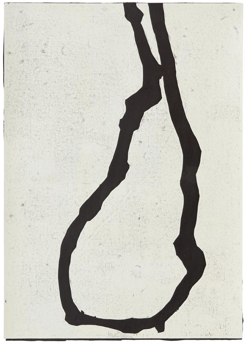 Heinrich, 199586 x 61 cm framed in 98 x 73 cmWoodcut on paperEdition: 11